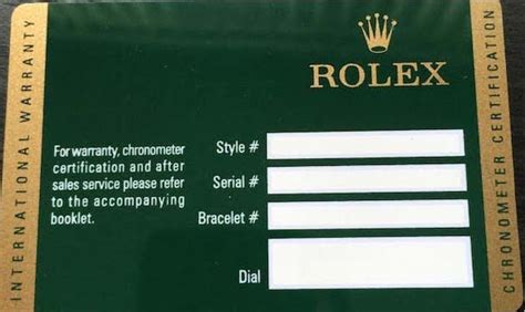 new style rolex warranty card|replacement paper for rolex watch.